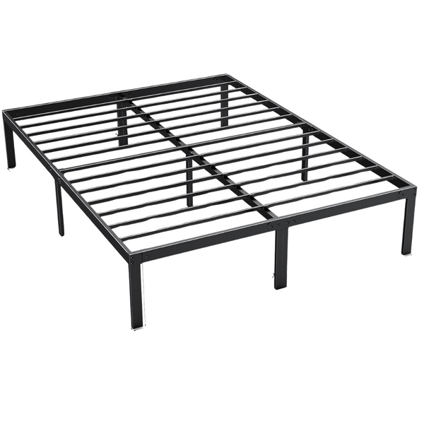 Sweetcrispy 14" High Heavy Duty Metal Platform Bed Frame (Queen)