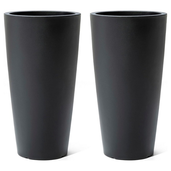 2-Pack Step2 Large Tremont Tall Round Planter Pot