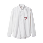 Gap Men's Team USA Oversized Oxford Shirt (New Off White)