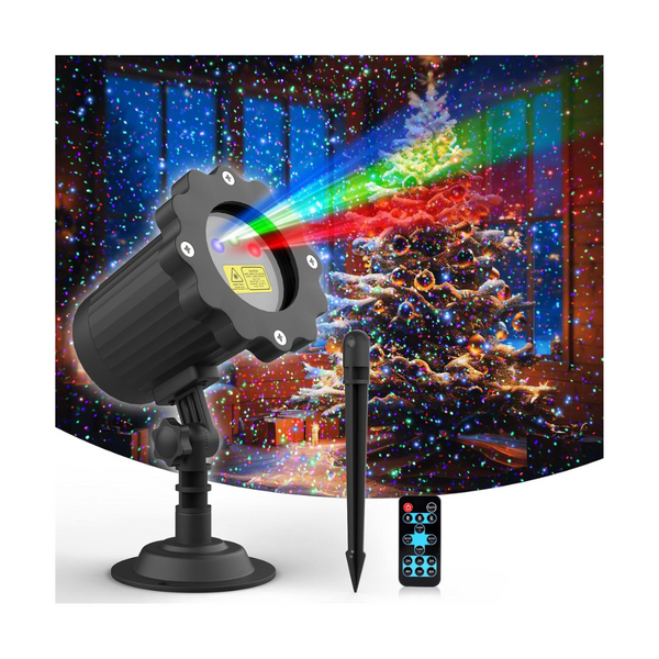 3 Color Laser Christmas Projector Lights With Remote Control