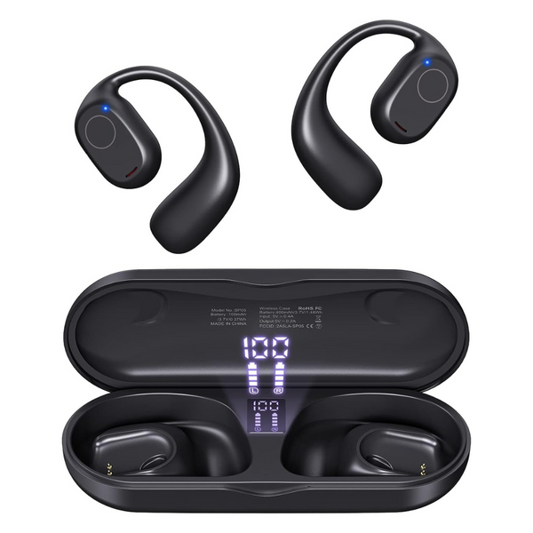 Psier 5.3 Wireless Earbuds With Digital Display Charging Case