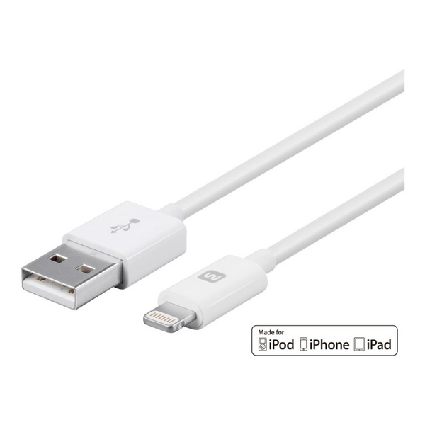 Monoprice 6ft Essential Apple MFi Certified Lightning To USB-A Charging Cable