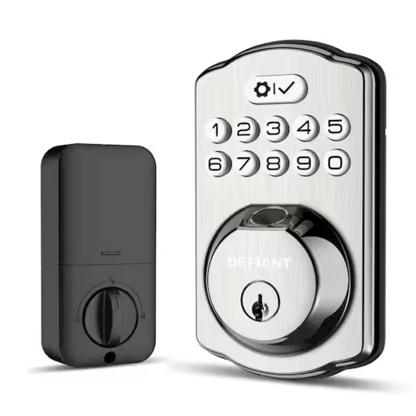 Defiant Single Cylinder Castle Electronic Deadbolt