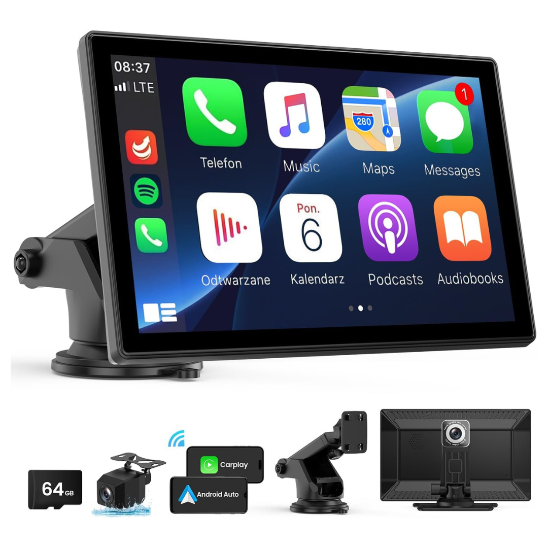 9 Portable Wireless Carplay Screen For Car