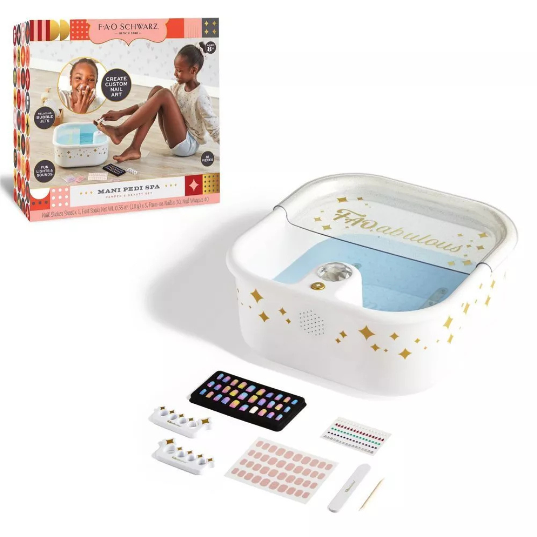 FAO Schwarz Pampered Manicure And Pedicure Spa Beauty Set