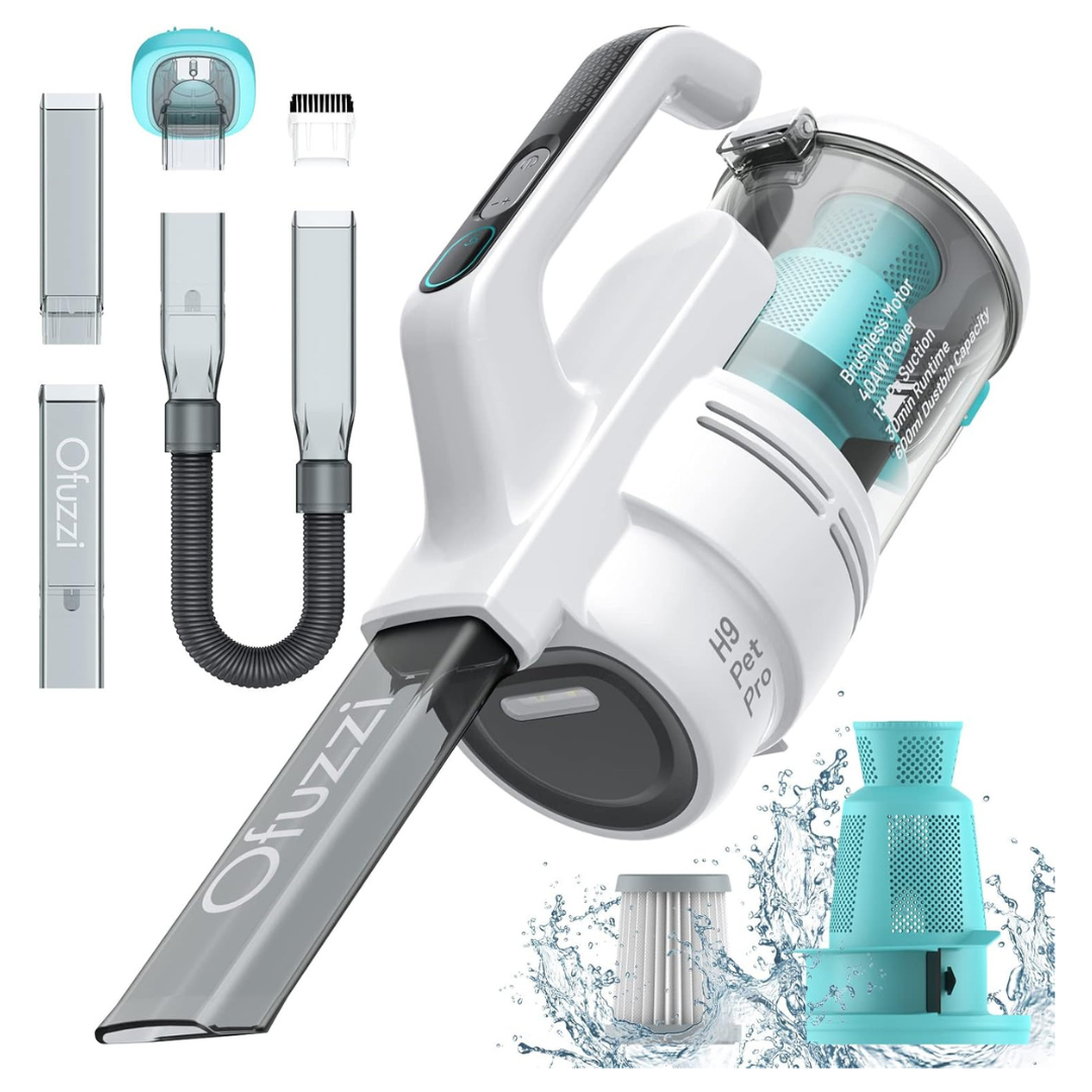 Ofuzzi H9 Pet Pro 40AW/13 kPa Handheld Vacuum With LED-Display