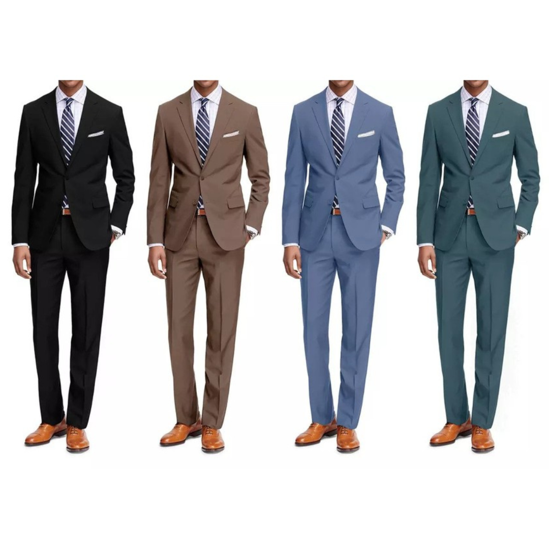 2-Piece Men's Classic Fit Suits (Various Colors)