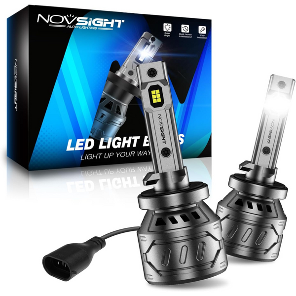 2-Pack NOVSIGHT 881 IP68 Waterproof LED Fog Light Bulbs