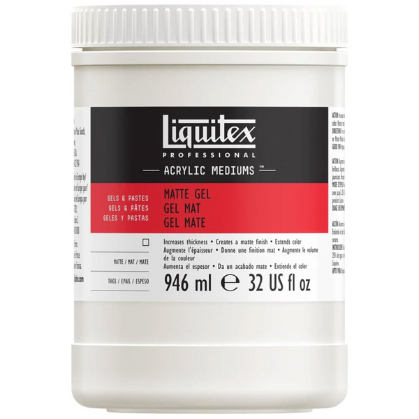 Liquitex Professional Matte Gel Medium, 946ml (32-oz)