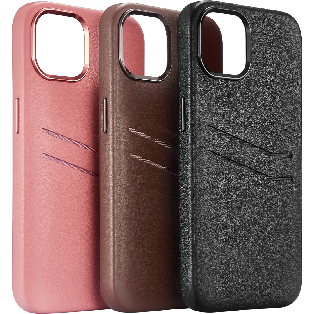 Insignia Leather Wallet Case For iPhone 14 Plus