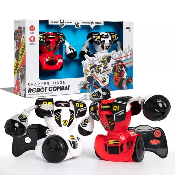 2-Piece Sharper Image Remote Control Robot Combat Playset Toys