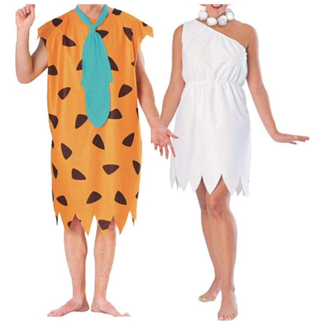 FutureMemories Fred and Wilma Flintstone Costume Set