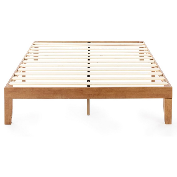 Mellow 12" Queen Size Classic Solid Wood Platform Bed Frame