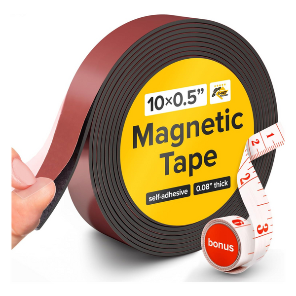 X-bet MAGNET Flexible Magnetic Tape (1/2 Inch x 10 Ft)