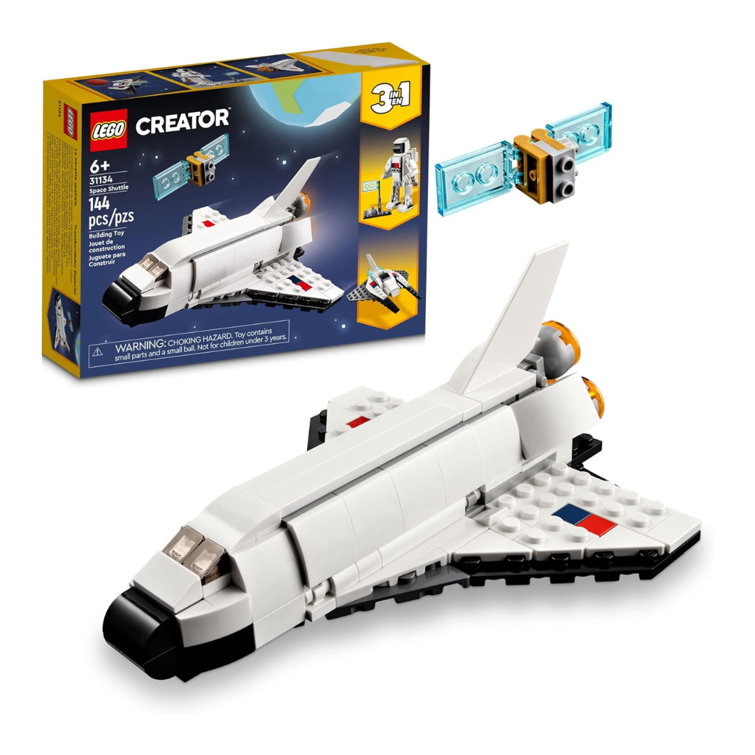 LEGO Creator 3 In 1 Space Shuttle & Spaceship Toys (31134)