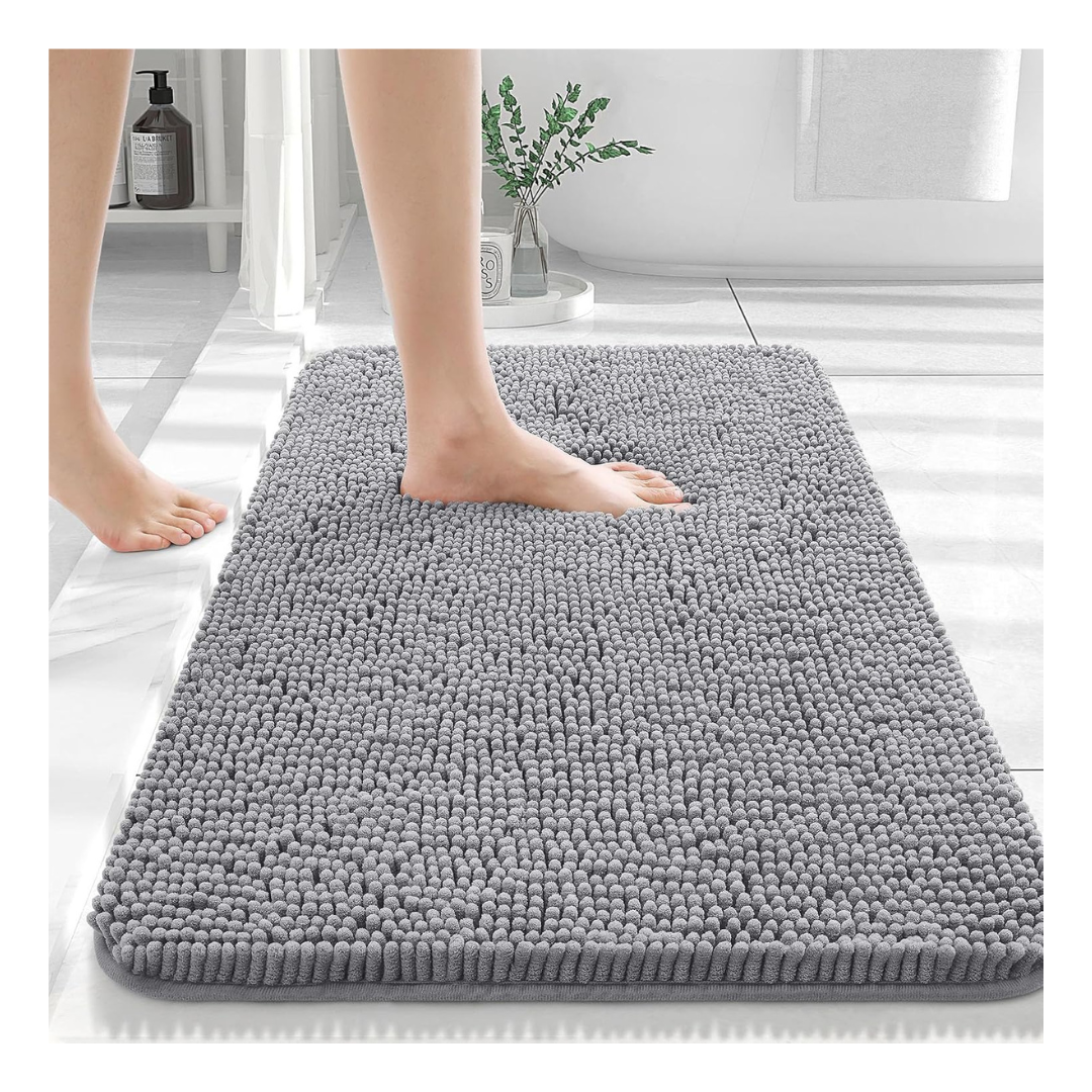 30" x 20" Extra Soft Absorbent Chenille Bath Rugs