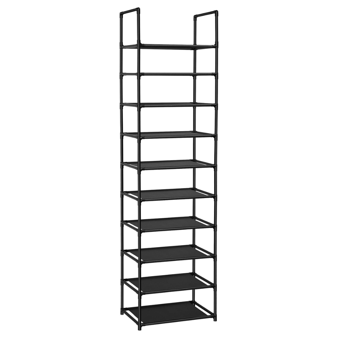 10-Tier Fiducial Home Shoe Rack W/ Up To 20- 5 Pairs Of Shoe capacity