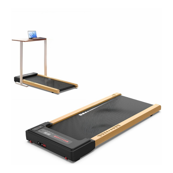 2 in 1 Portable Mini Walking Pad Under Desk Treadmill