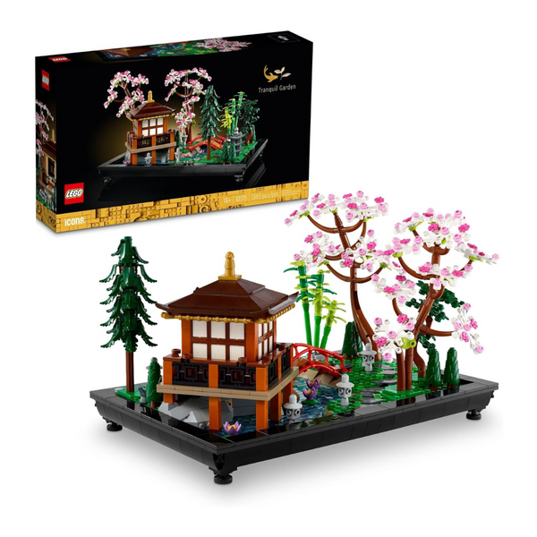 1363-Piece LEGO Icons Tranquil Garden Creative Building Set (10315)