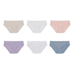 6-Pack Hanes Women's Organic Cotton Hipster Panties