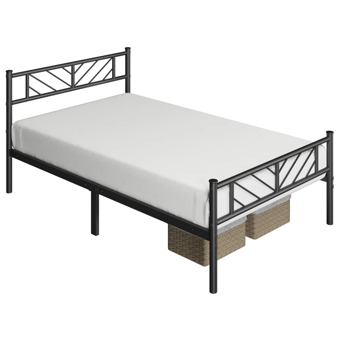 Renwick Justice Twin Metal Platform Bed