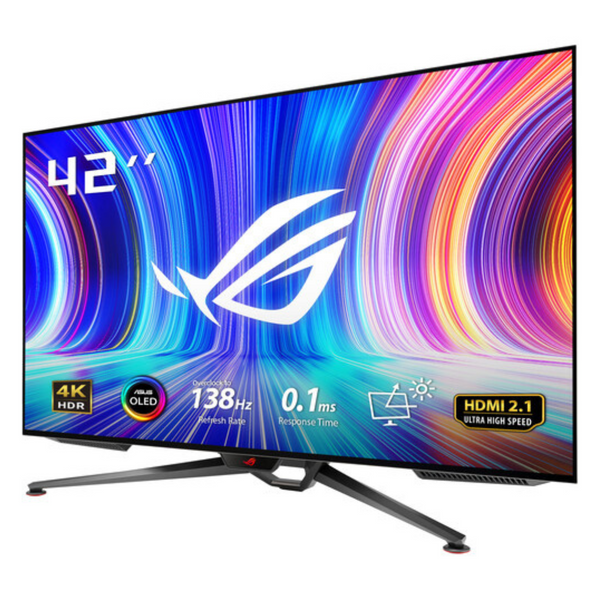 Asus ROG Swift 41.5" 4K HDR 138Hz 0.1ms OLED G-Sync Compatible Gaming Monitor W/Speakers