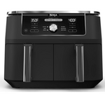 Ninja Air Fryer, Thermometer, Roast, Bake, Air Fry, Crisps, Broil, Reheats, Keep Warm, 10-In-1, 10 QT