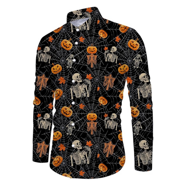 Loveternal Men's Halloween & Christmas Button Down Shirts (Various)