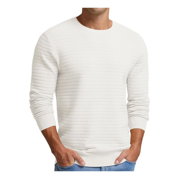 Men's Crewneck Pullover Long Sleeve Casual Sweater (Various)