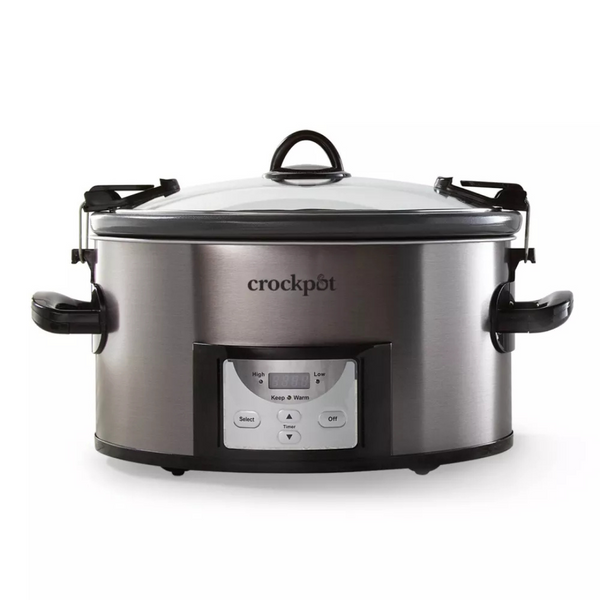 7-Qt Crock-Pot Cook & Carry Programmable Easy-Clean Slow Cooker