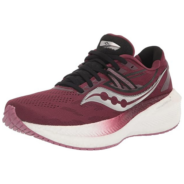 Saucony Women's Triumph 20 Running Shoe (Sundown/Rose)