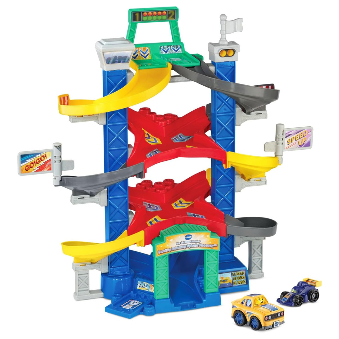 VTech Go! Go! Smart Wheels Dueling Spinning Spirals Raceway Playset