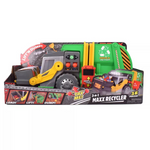 16-Piece Maxx Action 3-N-1 Maxx Recycler Large Motorized Garbage Truck