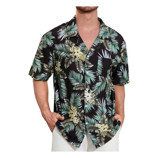 Men's Regular Fit Short Sleeve Hawaiian Shirts