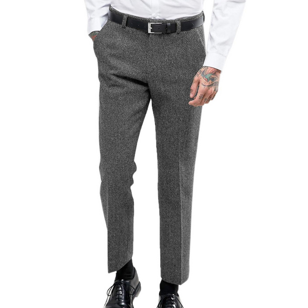 Men's Retro Dress Suit Pants