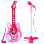 BCP 19" Kids Flash Guitar Toy with Microphone & Stand (2 colors)