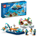 LEGO City Explorer Diving Boat 60377 Ocean Building Toy