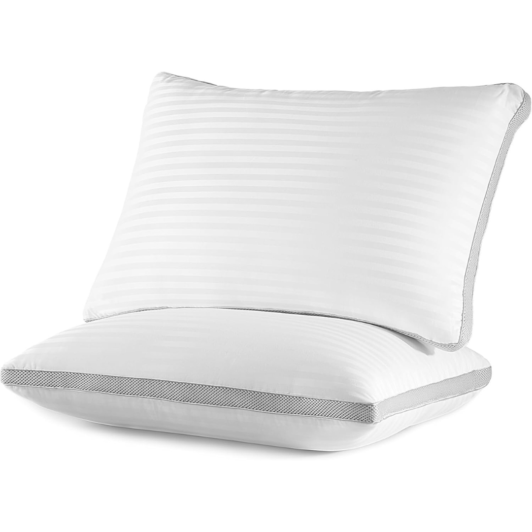 2-Pack Sleep Zone Premium Medium Bed Pillows