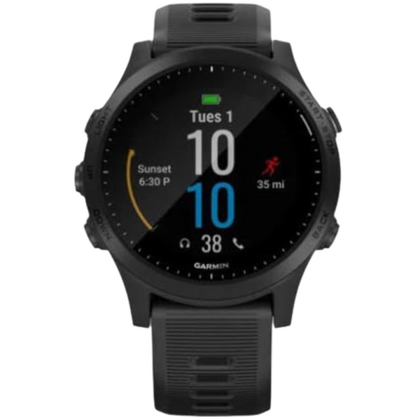 Garmin Forerunner 945, Premium GPS Running/Triathlon Smartwatch With Music