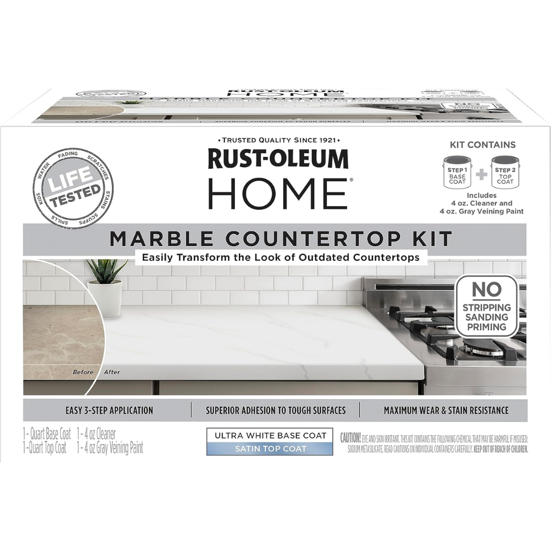 Rust-Oleum 384964 Home Marble Countertop Coating Kit