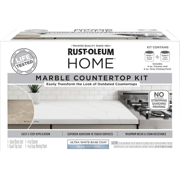 Rust-Oleum 384964 Home Marble Countertop Coating Kit