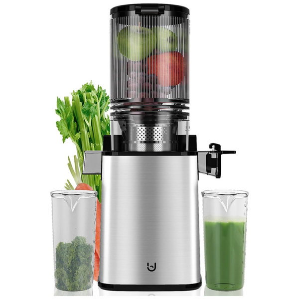 350W Slow Cold Press Juicer With 5.3" Feeding Chute