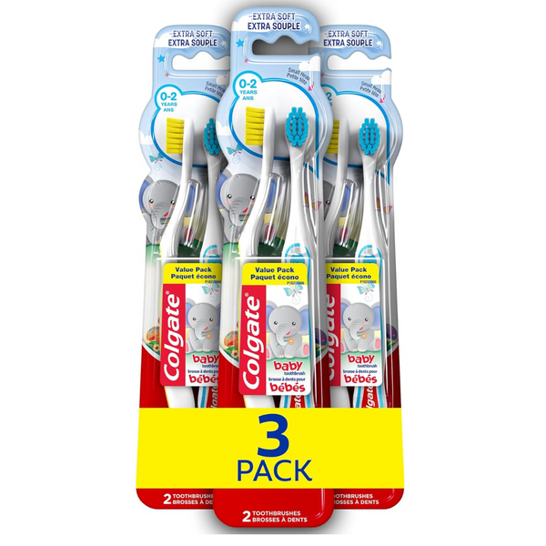 6-Count Colgate My First Baby & Toddler Extra Soft Toothbrush