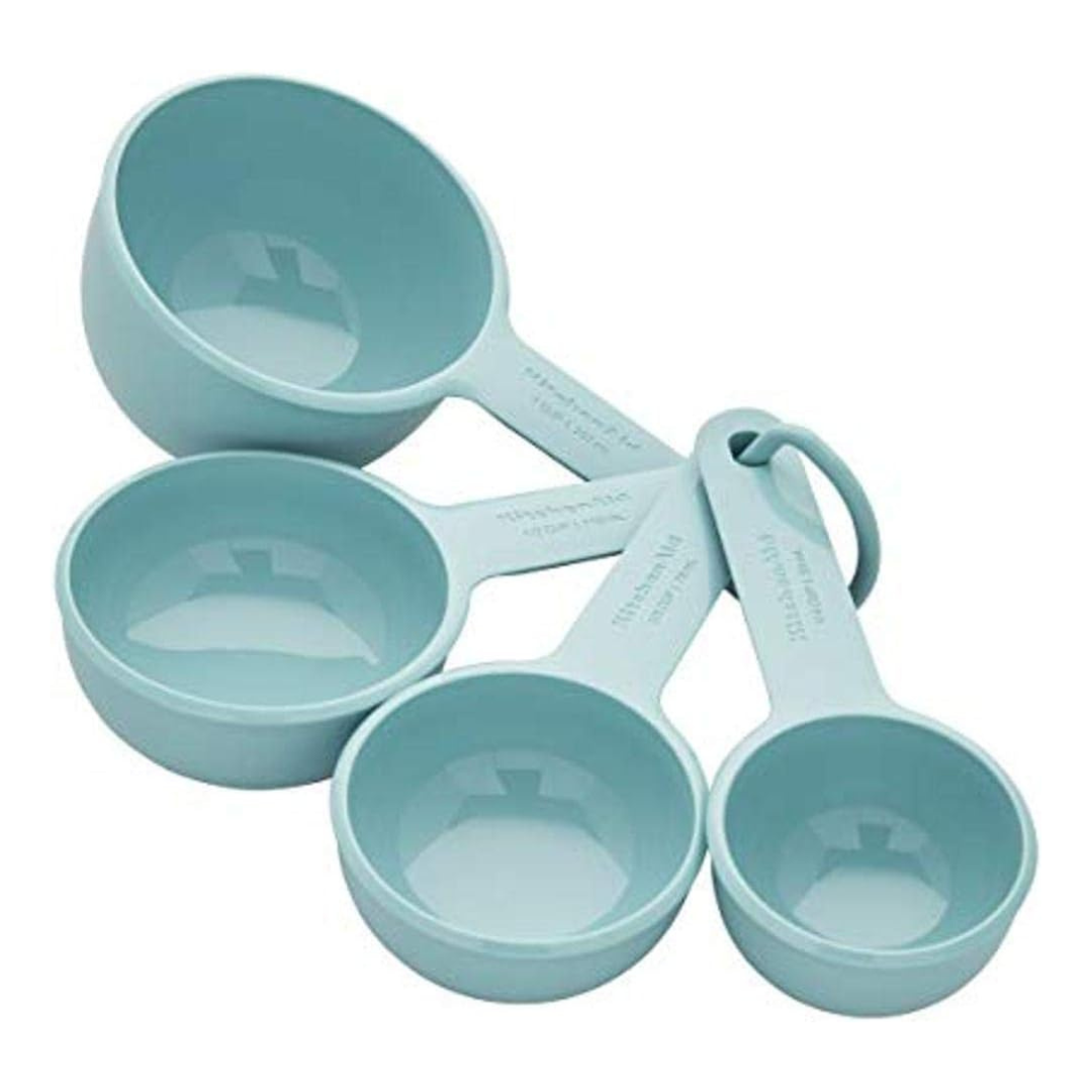 Set Of 4 Kitchenaid Plastic BPA Free Measuring Cups, 8 Oz