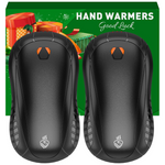 2-Pack 6000mAh 2 in 1 Rechargeable Electric Portable Hand Warmers