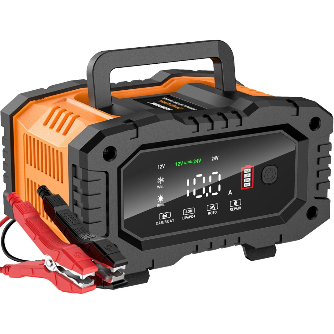 Nexpeak NC202 2V/24V LiFePO4 Portable 10-Amp Battery Charger