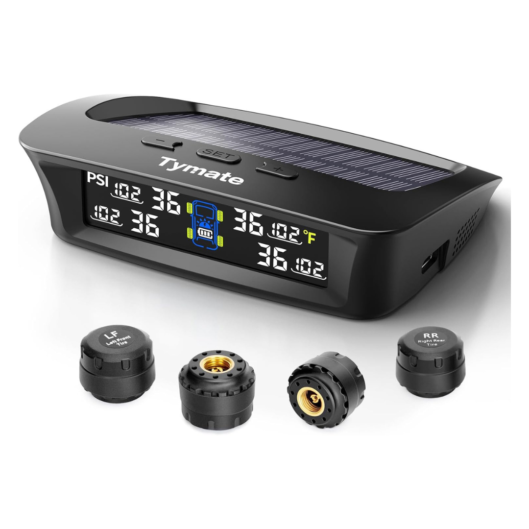 Tymate RV Tire Pressure Monitoring System W/ Solar Charge