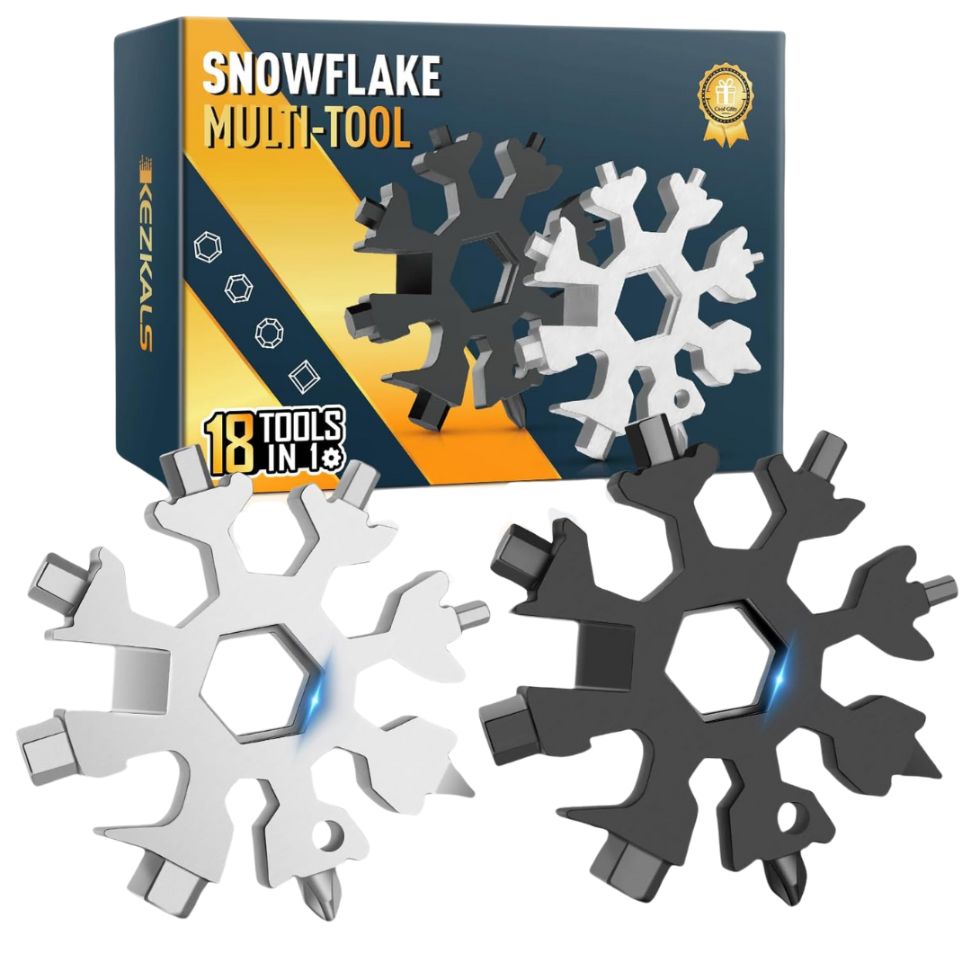 2 Pcs 18 In 1 Snowflake Multi-tool