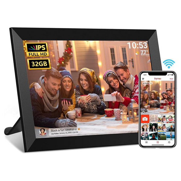 10.1" WiFi Digital Picture Frame W/1280x800 IPS HD Touch Screen