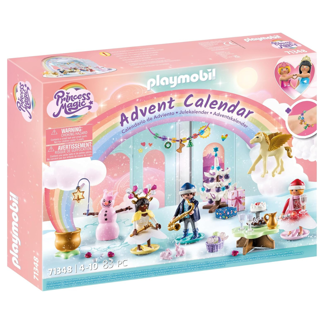 83-Piece Playmobil Christmas Under The Rainbow Advent Calendar